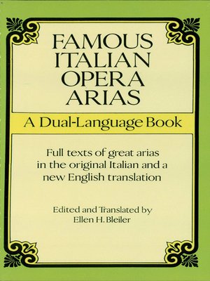 cover image of Famous Italian Opera Arias